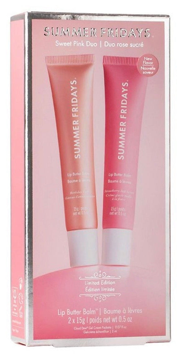 Summer Fridays Sweet Pink Duo Lip Butter Balm