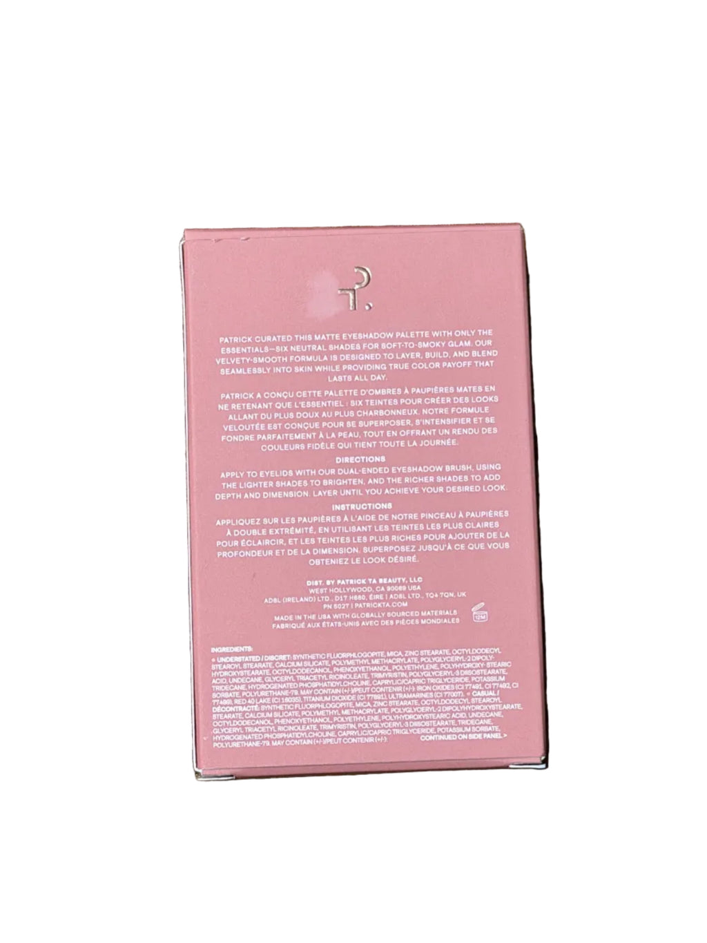 Patrick Ta Major Dimension Essential Artistry Edit Eyeshadow Palette