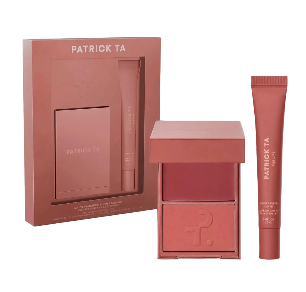 Patrick Ta Major Headlines Blush & Balm Holiday 2026 Set Gingerbread Latte