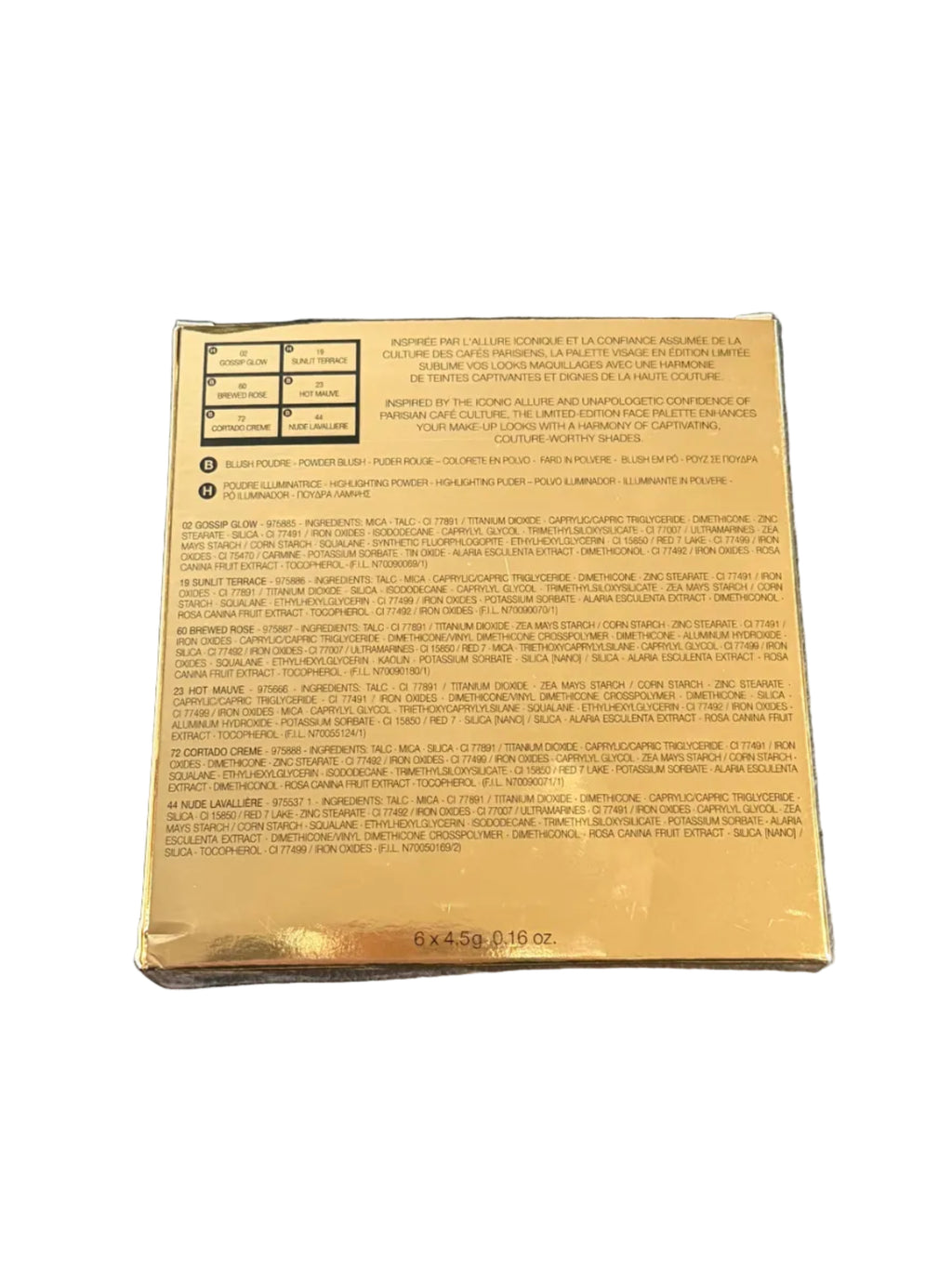 YSL Brewed Reflections Couture Face Palette Shade 1 Holiday 2026